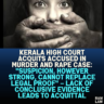 Kerala High Court Acquits Accused in Murder and Rape Case: “Suspicion, However Strong, Cannot Replace Legal Proof” – Lack of Conclusive Evidence Leads to Acquittal