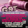 Uttarakhand High Court Allows Proprietorship Firm to Seek Revocation of GST Registration Cancellation Due to Non-Filing of GST Returns for Six Months, Affirms Right to Make Payment of Outstanding Dues