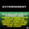 Delhi High Court Upholds Externment Order: “Habitual Offender Status Does Not Depend on Frequency Within a Single Year but on Repeated and Persistent Involvement Over a Period”