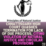 Chhattisgarh High Court Quashes Termination for Lack of Due Process, Citing Violation of Natural Justice and Circular Provisions
