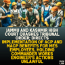 Jammu and Kashmir High Court Quashes Tribunal Order; Directs Implementation of ACP and MACP Benefits for MES Employees, Holding Commander Works Engineer's Actions Unlawful