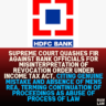 Supreme Court Quashes FIR Against Bank Officials for Misinterpretation of Revocation Order Under Income Tax Act, Citing Genuine Mistake and Absence of Mens Rea, Terming Continuation of Proceedings as Abuse of Process of Law