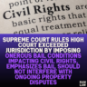 Supreme Court Rules High Court Exceeded Jurisdiction by Imposing Onerous Bail Conditions Impacting Civil Rights, Emphasizes Bail Should Not Interfere with Ongoing Property Disputes