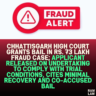 Chhattisgarh High Court Grants Bail in Rs. 73 Lakh Fraud Case; Applicant Released on Undertaking to Comply with Trial Conditions, Cites Minimal Recovery and Co-Accused Bail
