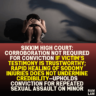 Sikkim High Court: Corroboration Not Required for Conviction If Victim’s Testimony is Trustworthy; Rapid Healing of Sodomy Injuries Does Not Undermine Credibility—Upholds Conviction for Repeated Sexual Assault on Minor