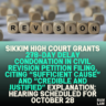 Sikkim High Court Grants 278-Day Delay Condonation in Civil Revision Petition Filing, Citing “Sufficient Cause” and “Credible and Justified” Explanation; Hearing Scheduled for October 28