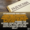 Uttarakhand High Court, Exercising Supervisory Powers Under Article 227, Orders Expeditious Disposal of Temporary Injunction Application Pending for Several Months Under Order XXXIX CPC, Citing Lack of Justification for Further Delay