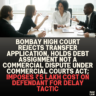 Bombay High Court Rejects Transfer Application, Holds Debt Assignment Not a Commercial Dispute under Commercial Courts Act; Imposes ₹5 Lakh Cost on Defendant for Delay Tactic