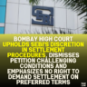 Bombay High Court Upholds SEBI's Discretion in Settlement Procedures, Dismisses Petition Challenging Conditions and Emphasizes No Right to Demand Settlement on Preferred Terms