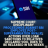 Supreme Court: Disciplinary Proceedings Against SBI Employee Post-Superannuation Invalid; Actions Over Loan Sanctions to Relatives Declared Void, Dues to Be Released in Six Weeks