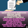 Sikkim High Court Reinstates Arbitral Award, Emphasizing the Separability Principle: Holds That an Arbitration Agreement Remains Valid and Enforceable Regardless of the Termination or Invalidity of the Underlying Contract