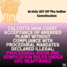 Calcutta High Court: Acceptance of Amended Plaint Without Compliance with Procedural Mandates Declared Illegal; Procedural Rigor and Verification Rules Under CPC Reaffirmed