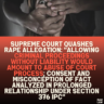 Supreme Court Quashes Rape Allegation: "Allowing Criminal Proceedings Without Liability Would Amount to Abuse of Court Process; Consent and Misconception of Fact Analyzed in Prolonged Relationship Under Section 376 IPC"