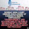 Bombay High Court Orders Disclosure of Candidate Marks, Emphasizes "Transparency and Accountability in Public Recruitment to Prevent Unjustified Doubts About the Process"