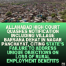 Allahabad High Court Quashes Notification Including Village Barsana Dehat in Nagar Panchayat, Citing State’s Failure to Address Unique Objections on Loss of Rural Employment Benefits