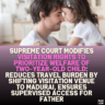 Supreme Court Modifies Visitation Rights to Prioritize Welfare of Two-Year-Old Child: Reduces Travel Burden by Shifting Visitation Venue to Madurai, Ensures Supervised Access for Father