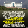 Himachal Pradesh High Court Quashes Selection List for Senior Resident Post at AIMS Chamiyana, Holds "Counselling Committee Lacked Authority to Alter Final Merit List," Directs Appointment Based on Original Merit Rankings