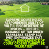 Supreme Court Holds Respondents Guilty of Wilful Disobedience of Orders – Directs Issuance of TDR Under Karnataka Stamp Act, 1957, Emphasizes That “Wilful Disobedience of Court Orders Cannot Be Tolerated”