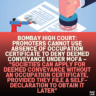 Bombay High Court: Promoters Cannot Use Absence of Occupation Certificate to Deny Deemed Conveyance Under MOFA – "Societies Can Apply for Deemed Conveyance Without an Occupation Certificate, Provided They File a Self-Declaration to Obtain It Later"