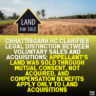 Chhattisgarh HC Clarifies Legal Distinction Between Voluntary Sales and Acquisitions; Appellant’s Land Was Sold Through Mutual Consent, Not Acquired, and Compensation Benefits Apply Only to Land Acquisitions