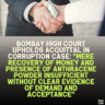 Bombay High Court Upholds Acquittal in Corruption Case: "Mere Recovery of Money and Presence of Anthracene Powder Insufficient Without Clear Evidence of Demand and Acceptance"