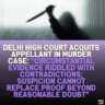 Delhi High Court Acquits Appellant in Murder Case: "Circumstantial Evidence Riddled with Contradictions; Suspicion Cannot Replace Proof Beyond Reasonable Doubt"