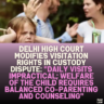 Delhi High Court Modifies Visitation Rights in Custody Dispute: "Daily Visits Impractical; Welfare of the Child Requires Balanced Co-Parenting and Counseling"