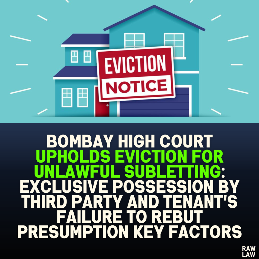 Eviction for Unlawful Subletting