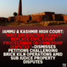 Jammu & Kashmir High Court: "Writ Jurisdiction Cannot Replace Civil Court Proceedings on Ownership Disputes"—Dismisses Petitions Challenging Brick Kiln Operations Amid Sub Judice Property Disputes