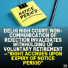 Delhi High Court: Non-Communication of Rejection Invalidates Withholding of Voluntary Retirement—"Right Accrues Upon Expiry of Notice Period"