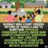 Bombay High Court Orders Return of Sangli Land to Sansthan: Upholds Ownership Rights Under Shri Ganpati Panchayat Sansthan Act, 1940, Directs Government to Complete Action in Three Months or Initiate Acquisition