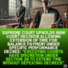 Supreme Court Upholds High Court Decision Allowing Extension of Time for Balance Payment Under Specific Performance Decree: “Executing Courts Have Discretion Under Section 28 to Extend Time Without Defeating Decrees”