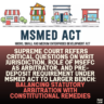 Supreme Court Refers Critical Questions on Writ Jurisdiction, Role of MSEFC as Arbitrator, and Pre-Deposit Requirement Under MSMED Act to Larger Bench: Balancing Statutory Arbitration with Constitutional Remedies