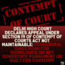 Delhi High Court Declares Appeal Under Section 19 of Contempt of Courts Act Not Maintainable: Procedural Directions for Compliance Do Not Constitute Punishment or Guilt for Contempt