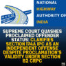 Supreme Court Quashes Proclaimed Offender Status: Clarifies Section 174A IPC as an Independent Offense Despite Proclamation's Validity Under Section 82 CrPC