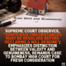 Supreme Court Observes, "Suspicious Circumstances Must Be Resolved Before Declaring a Will Genuine"; Emphasizes Distinction Between Validity and Genuineness, Remands Case to Bombay High Court for Fresh Consideration