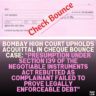 Bombay High Court Upholds Acquittal in Cheque Bounce Case: "Presumption Under Section 139 of the Negotiable Instruments Act Rebutted as Complainant Failed to Prove Legally Enforceable Debt"