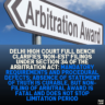 Delhi High Court Full Bench Clarifies 'Non-Est' Filings Under Section 34 of the Arbitration Act: Mandatory Requirements and Procedural Defects; Absence of Statement of Truth is Curable, but Non-Filing of Arbitral Award is Fatal and Does Not Stop Limitation Period