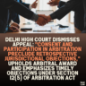 Delhi High Court Dismisses Appeal: "Consent and Participation in Arbitration Preclude Retrospective Jurisdictional Objections," Upholds Arbitral Award and Emphasizes Timely Objections Under Section 12(5) of Arbitration Act