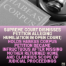 Supreme Court Dismisses Petition Alleging Humiliation in Open Court; Holds Habeas Corpus Petition Became Infructuous After Missing Mother Returned Home and Clarifies Scope of Judicial Proceedings