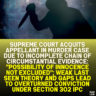 Supreme Court Acquits Appellant in Murder Case Due to Incomplete Chain of Circumstantial Evidence: "Possibility of Innocence Not Excluded"; Weak Last Seen Theory and Gaps Lead to Overturned Conviction Under Section 302 IPC