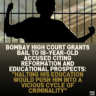 Bombay High Court Grants Bail to 18-Year-Old Accused Citing Reformation and Educational Prospects: "Halting His Education Would Push Him into a Vicious Cycle of Criminality"