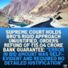 Supreme Court Holds BRO’s Rigid Approach Unjustified, Orders Refund of ₹15.04 Crore Bank Guarantee: "Error in Bid Amount Was Self-Evident and Required No Detailed Justification"