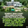Bombay High Court Declares School Construction Illegal: “Illegality Is Inherently Incurable, and the Law Is Equal and Uniformly Applicable to All, Without Exception”