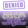 Delhi High Court Denies Trademark Registration for "ONE FOR ALL" Used for Educational Books — “No Secondary Meaning or Distinctiveness Established Under Section 9(1)(a) of the Trade Marks Act”