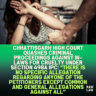 Chhattisgarh-High-Court-Quashes-Criminal-Proceedings-Against-In-Laws-For-Cruelty-Under-Section-498A-IPC-There-is-no-specific-allegation-regarding-anyone-of-the-petitioners-except-common-and-generate