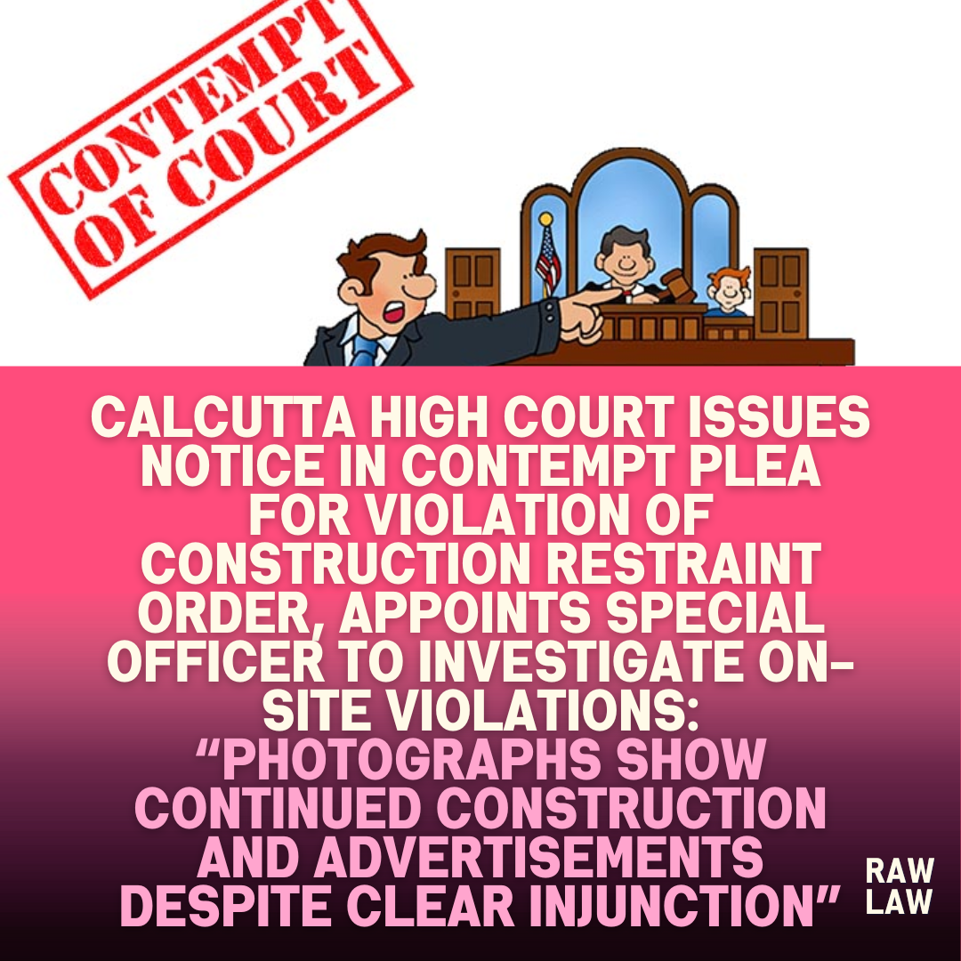 Calcutta High Court Issues Notice in Contempt Plea for Violation of ...