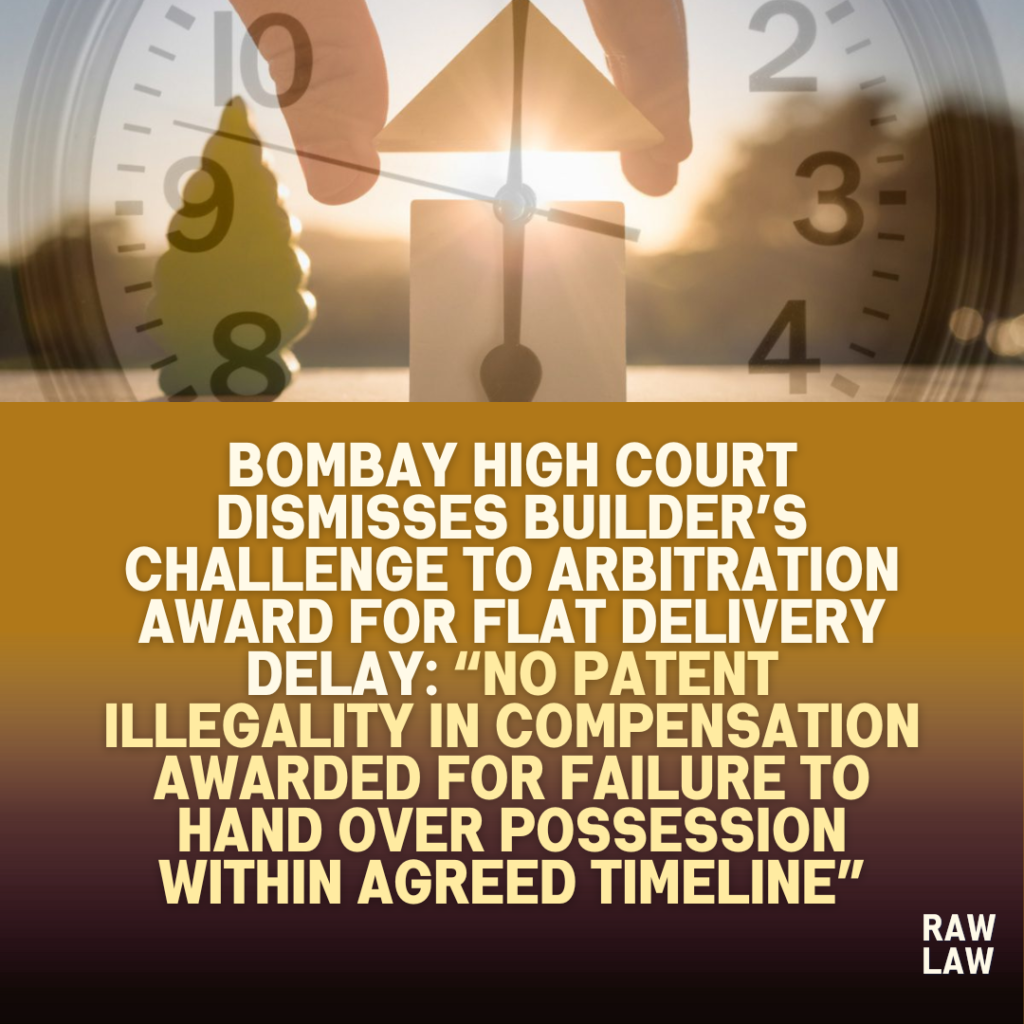 delayed delivery of flat