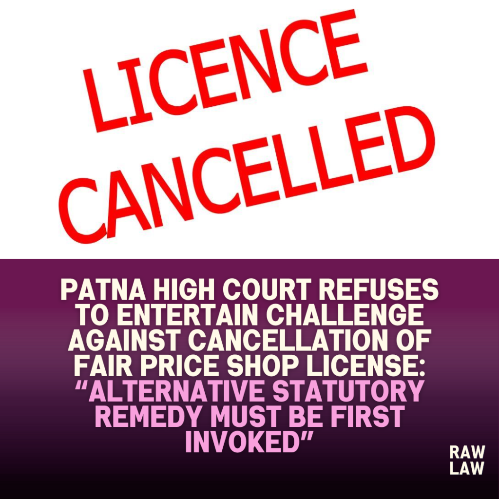 license cancelled