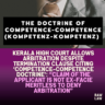 competence competence doctrine